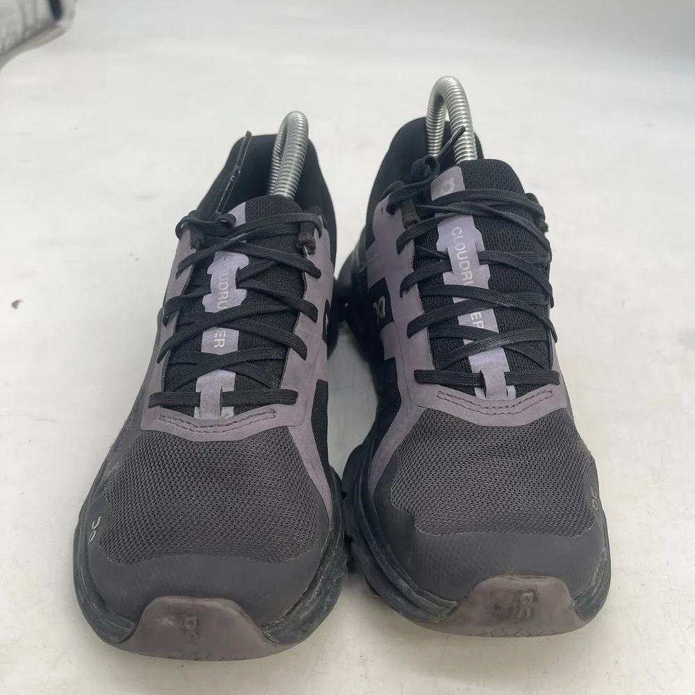 On Cloudrunner Shoes Womens 7.5 Black Purple Running 46.98077 Training Walking